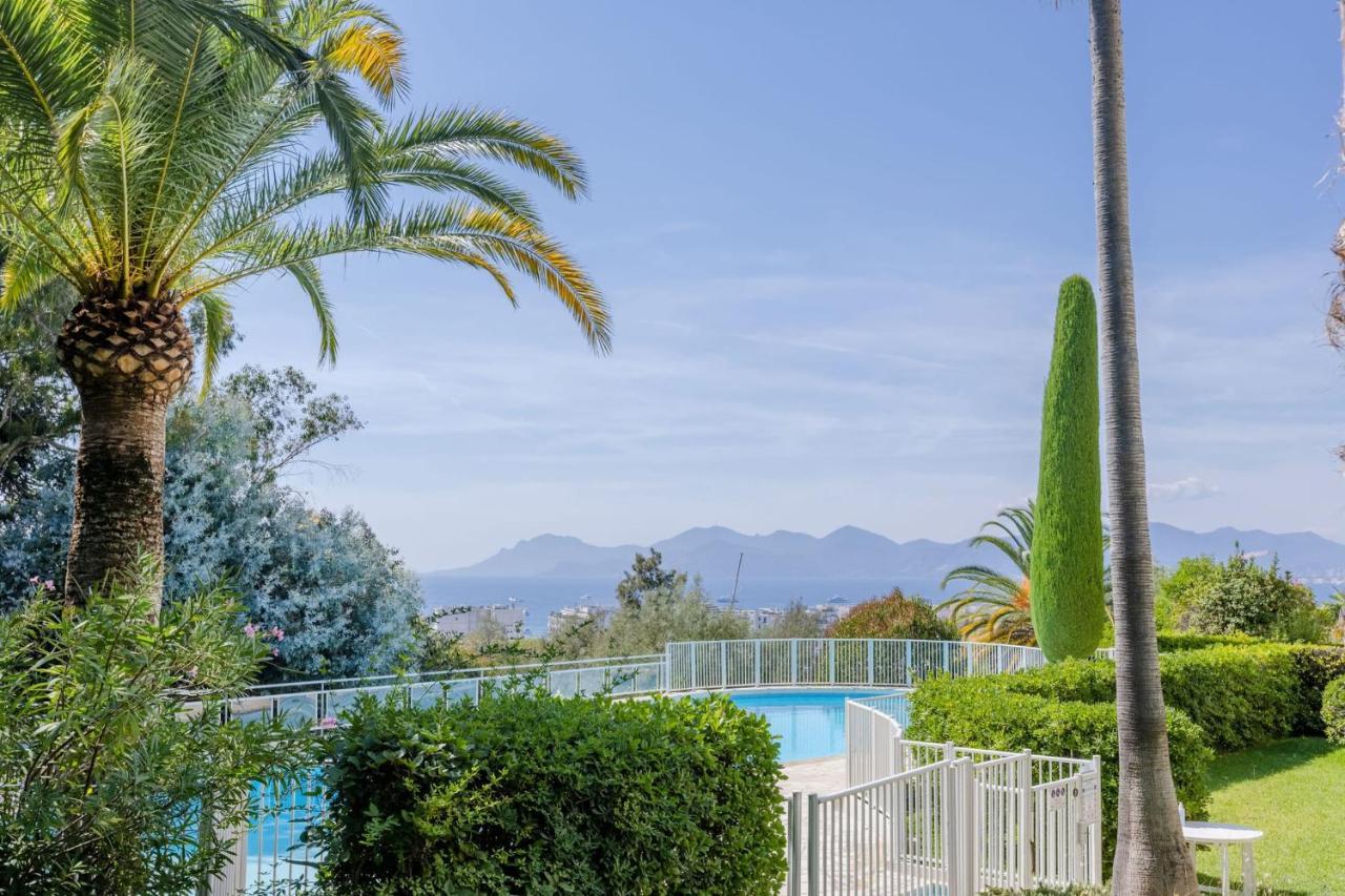 Apartament 1-Br Sea View Luxury Residential With Pool Cannes Zewnętrze zdjęcie