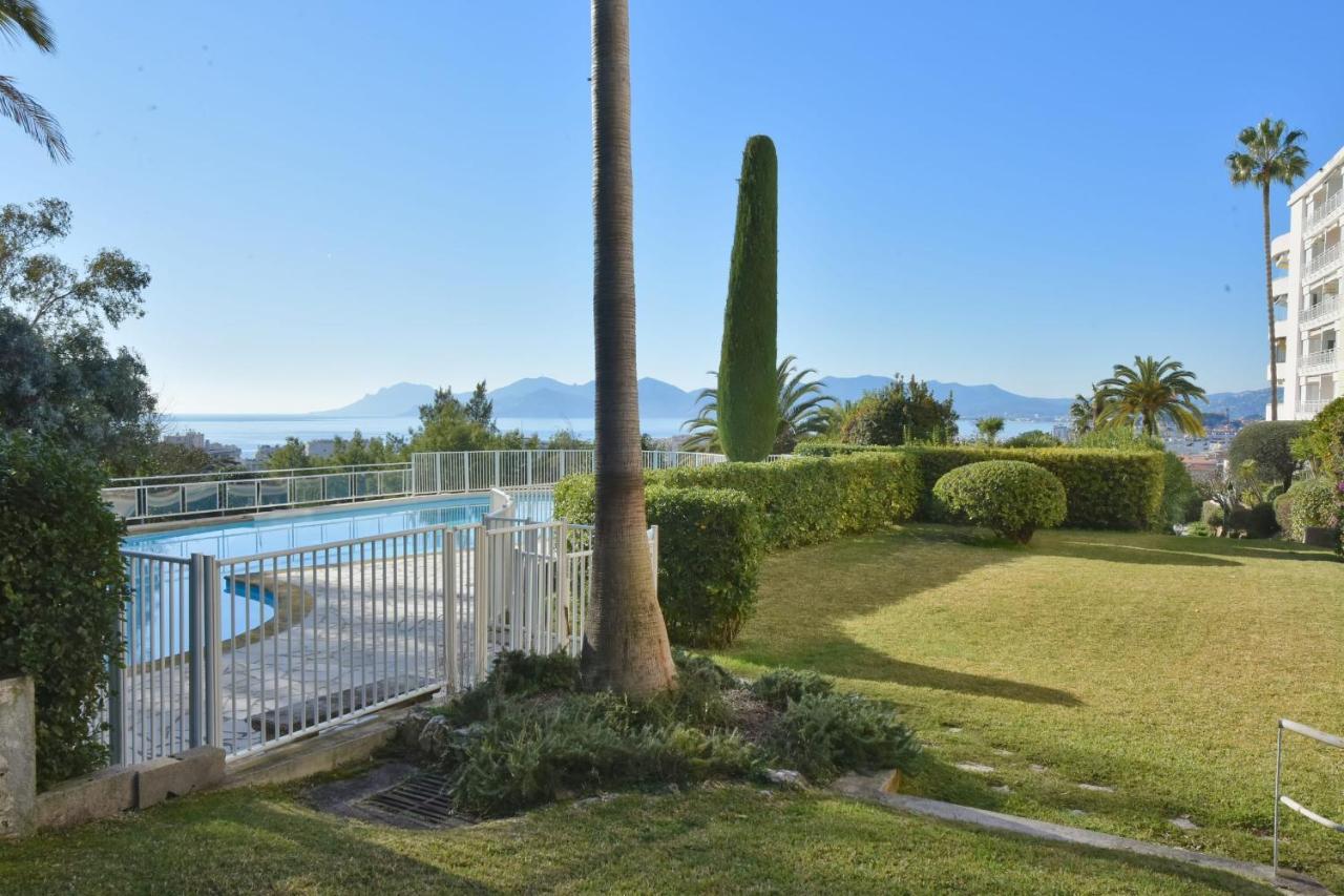 Apartament 1-Br Sea View Luxury Residential With Pool Cannes Zewnętrze zdjęcie